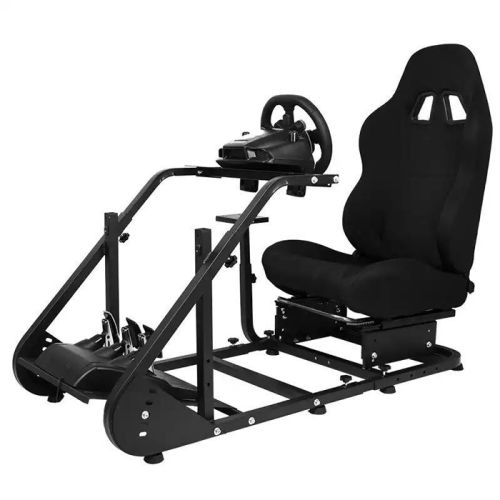 Xtreme Console Chair With Wheel Stand -Black