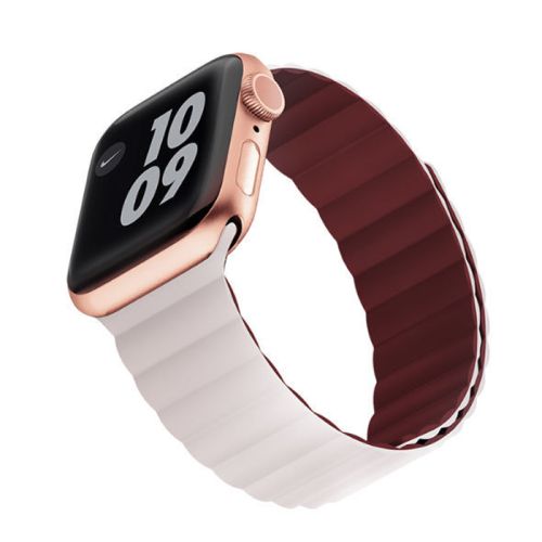 Viva Madrid Cosmo Magnetic Strap for Apple Watch 42/44mm - Pink/Burgundy