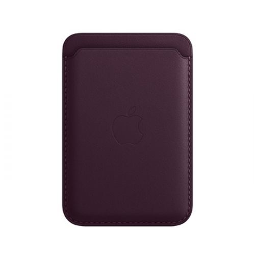 Apple iPhone Leather Wallet with MagSafe - Dark Cherry
