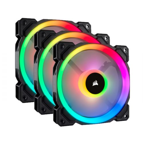Corsair LL Series LL120 RGB 120mm 3 Fan Pack with Lighting