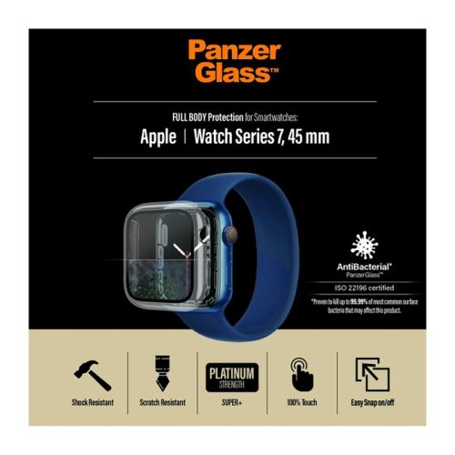 PanzerGlass Full Body Screen Protector Apple Watch 7 45mm Clear AB