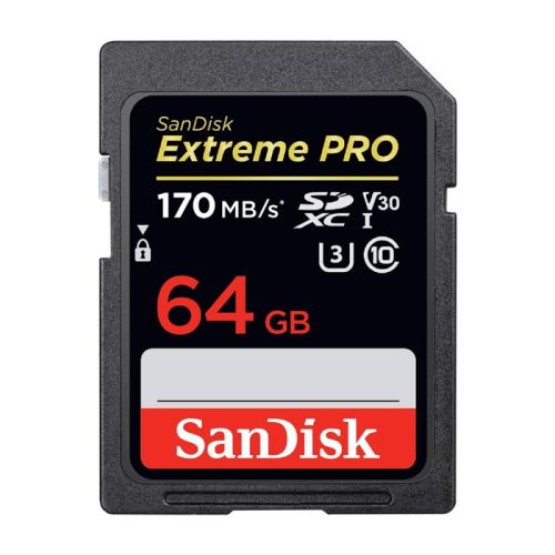 SanDisk Extreme Pro 64GB SDXC UHS-I Card Memory Card- Upto 170MBS