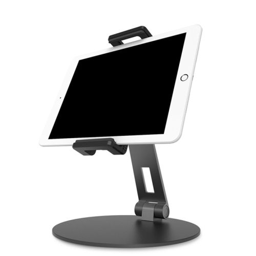 UPERGO AP-7CN Aluminum Alloy Adjustable Phone And Tablet Stand/Holder For upto 14" iPad And Tablet - Dark Grey