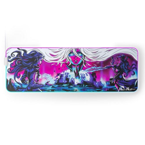 Steelseries QcK PRISM NEO NOIR Limited Edition Cloth RGB Gaming Mousepad (900X300MM)