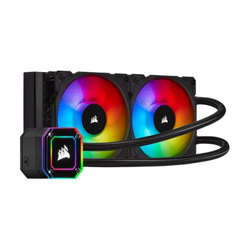 Corsair iCUE H100i ELITE CAPELLIX 240MM CPU Liquid Cooler - Black