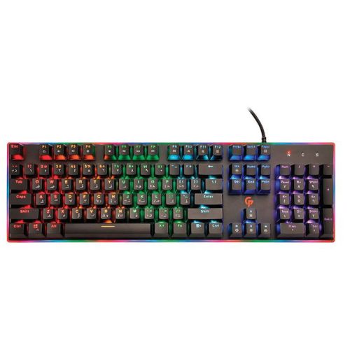 Porodo Mechanical Gaming Keyboard(Optimised for High-Performance Gaming) - Red Switch (English/Arabic)
