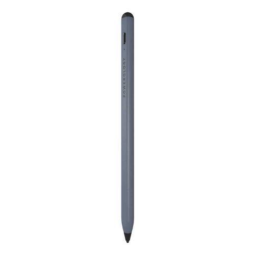 Powerology Universal (Compaatible on 2018-2020 iPad Models) Smart Pencil  2 in 1 - Gray