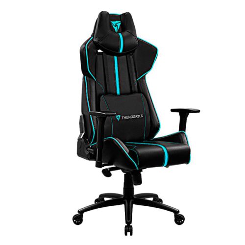 ThunderX3 Gaming Chair BC7-Black-Cyan / Race-Cushion-V1