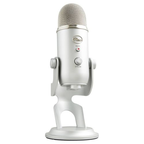 Blue Yeti USB Microphone For Professional Recording - Silver