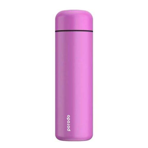 Porodo Smart Water Bottle With Temperature Indicator 500ML - Pink