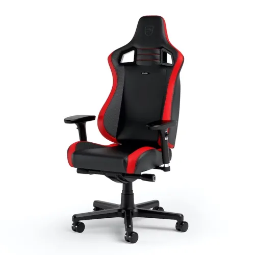 كرسي الألعاب المضغوط ICON من شركة NOBLECHAIRS  اللون الأسود في احمر