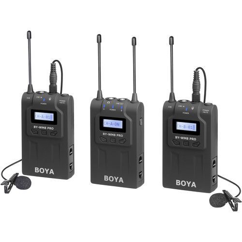 Boya By-wm8-pro K2 Uhf Wireless Microphone System