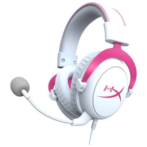 HyperX Cloud II - Gaming Headset - White - Pink