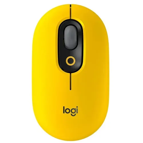 Logitech POP with Emoji Wireless/Bluetooth Mouse - Yellow