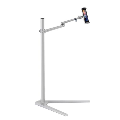 UPERGO UP-6A Smartphone And Tablet Floor Stand/Holder For upto 13" iPad And Tablet - Silver
