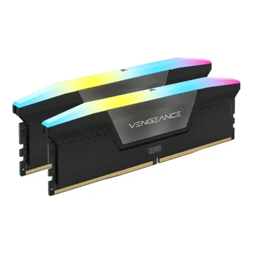 Corsair VENGEANCE RGB 32GB (2x16GB) DDR5 DRAM 5600MHz C36 Memory Kit - Black