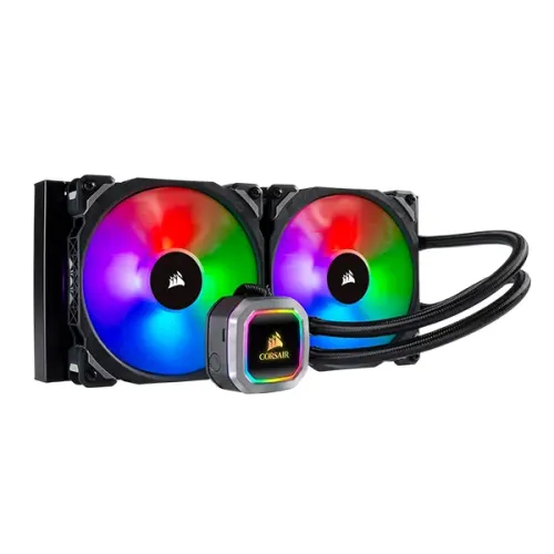 مبرد سائل لوحدة المعالجة المركزية من HYDRO SERIES™ H115I RGB PLATINUM من شركة كورسير مقاس 280 مم