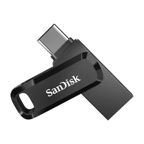 SanDisk Ultra Dual Drive Go 128GB USB Type-C Flash Drive - Black