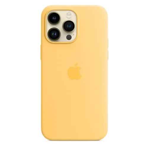 Apple iPhone 14 Pro Max Silicone Case with MagSafe - Sunglow