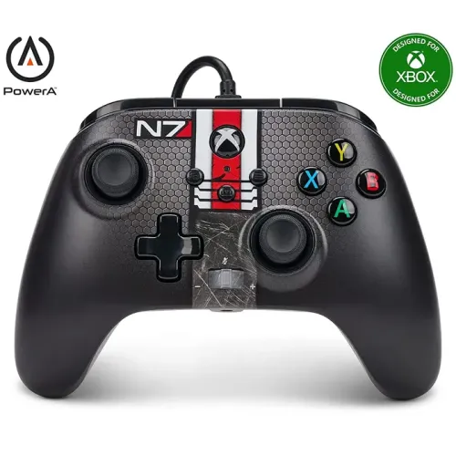 Xbox: PowerA Enhanced Wired Controller For Xbox –  Mass Effect N7