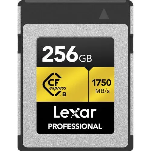 LEXAR PROFESSIONAL CFEXPRESS TYPE-B 256GB MEMORY CARD 1750MB/S - 1000MB/S