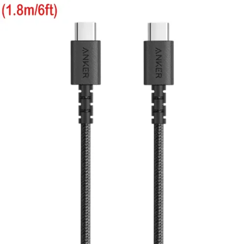 Anker Powerline Select + USB-C to USB-C Cable (1.8m/6ft) – Black