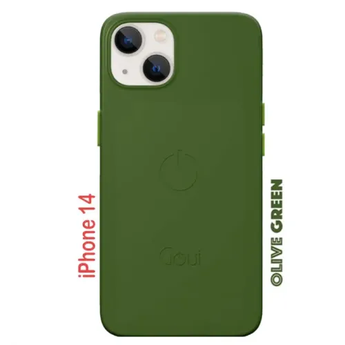 Goui iPhone 14 (6.1inch)  Magnetic Case with Magnetic Bars - Olive Green