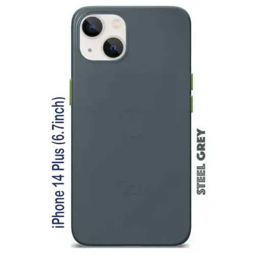 Goui iPhone 14 Plus (6.7inch) Magnetic Case with Magnetic Bars - Steel Grey