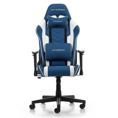 DXRacer P132 Prince Series Gaming Chair - Blue/White