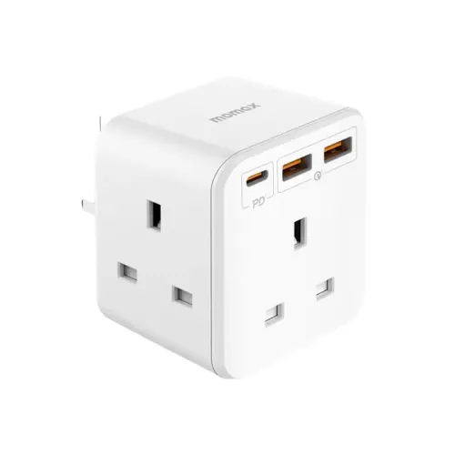Momax ONEPLUG PD 20W 2A1C 3 Outlet Strip - White