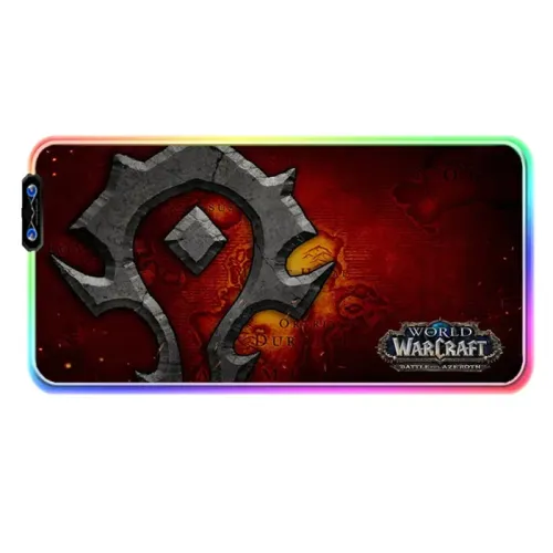 GAMEON Gaming Mousepad With RGB Lighting (900x400x3mm) - World Of Warcraft: Battle For Azeroth Edition