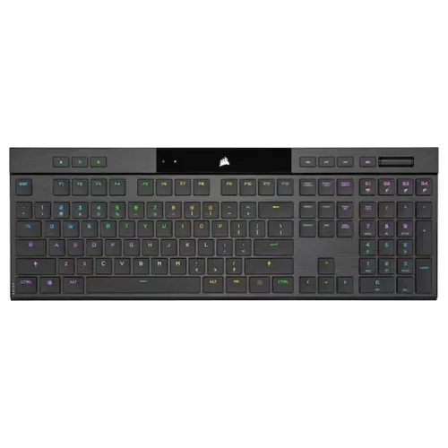 Corsair K100 AIR WIRELESS RGB Ultra-Thin Mechanical Gaming Keyboard - Black (English)