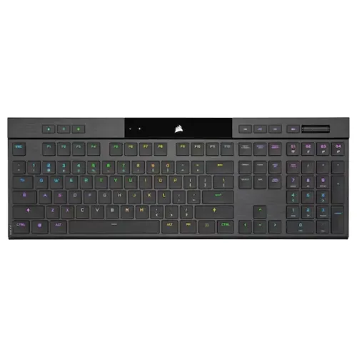 Corsair K100 AIR WIRELESS RGB Ultra-Thin Mechanical Gaming Keyboard - Black