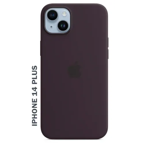 Apple iPhone 14 Plus Silicone Case with MagSafe - Elderberry