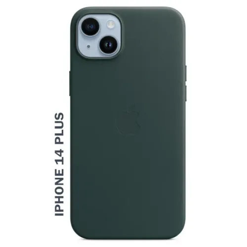 Apple iPhone 14 Plus Leather Case with MagSafe - Forest Green