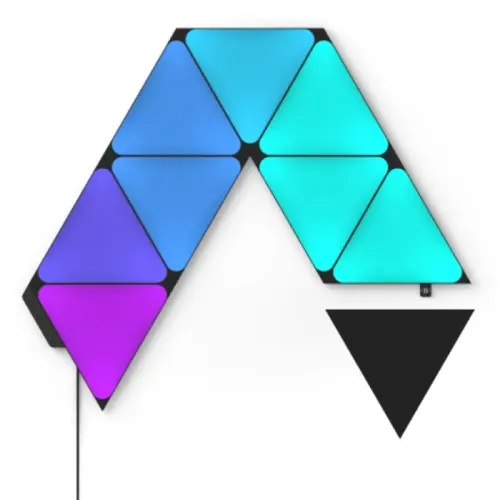 Nanoleaf Limited Edition Ultra Black Triangles Smarter Kit