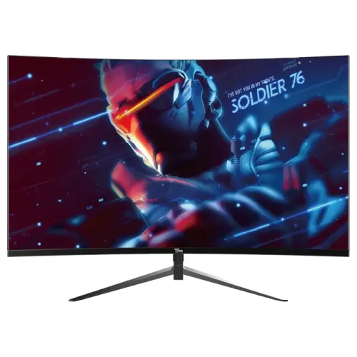 Twisted Minds 24" FHD VA, 180HZ, 1ms, Freesync, Flick free, HDR Curved Gaming Monitor - Black
