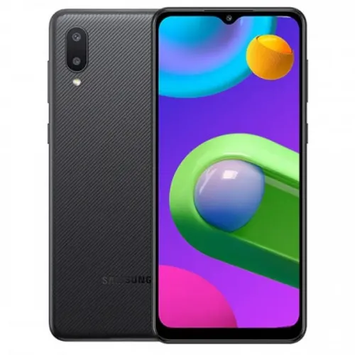 Samsung Galaxy M02 Dual SIM (2GB RAM + 32GB Memory) - Black