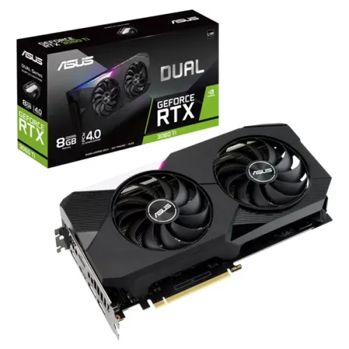 ASUS DUAL RTX 3060 Ti V2 8GB GDDR6 Graphics Card 90YV0G1K-M0NA00