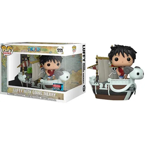 Funko Pop! Rides: One Piece- Luffy W/ Going Merry (Nycc) (Exc)