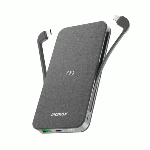 Momax Q.Power TOUCH 2 Wireless Battery Pack 10000mAh - Black