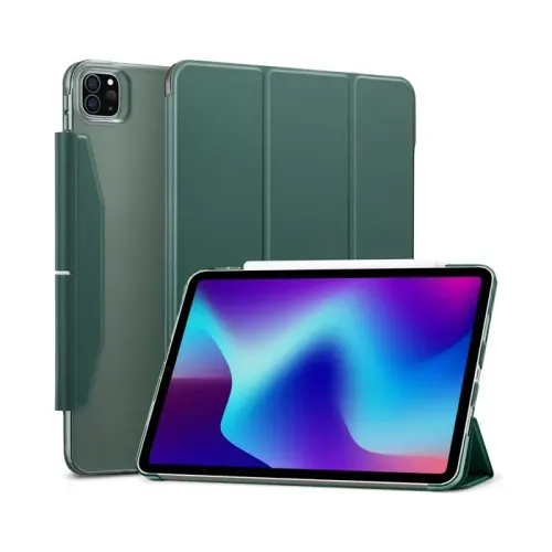 ESR Ascend Trifold Case for iPad Pro 12.9 6th Gen (2022) & 5th Gen (2021) - Forest Green