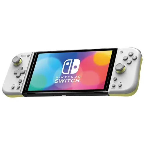 HORI Nintendo Switch Split Pad Compact - Light Gray & Yellow