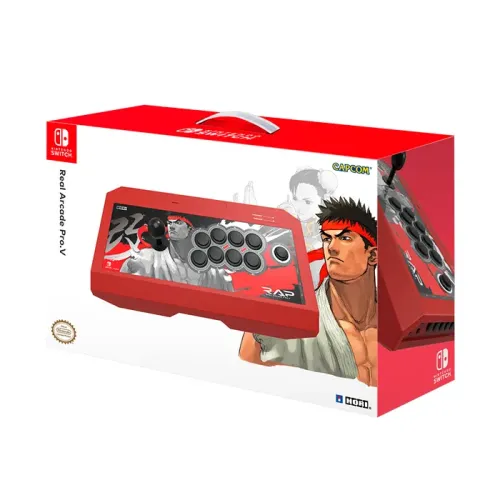Hori Real Arcade Pro V Hayabusa Street Fighter Edition (Ryu) for Nintendo Switch