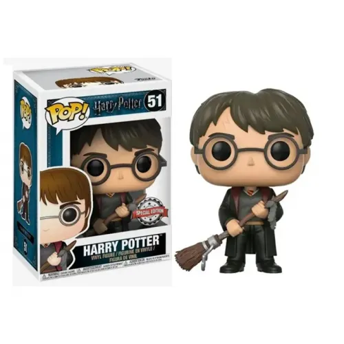 Funko Pop! Movies: Harry Potter - Harry Potter w/ Firebolt (Exc)
