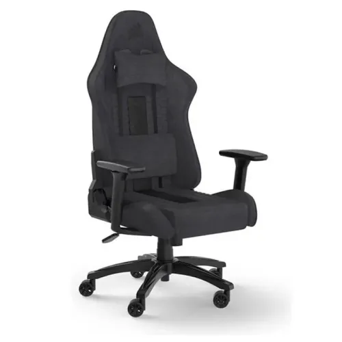 Corsair TC100 RELAXED Fabric Gaming Chair - Black/Grey - 32122
