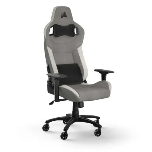 Corsair T3 RUSH Fabric Gaming Chair (2023) - Grey/White - 32209
