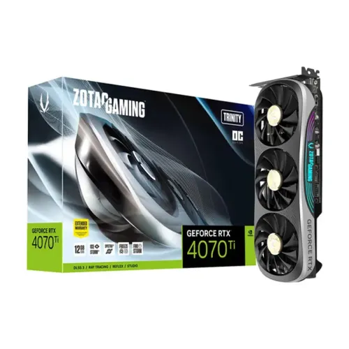 ZOTAC GeForce RTX 4070 Ti Trinity OC 12GB GDDR6X Graphics Card