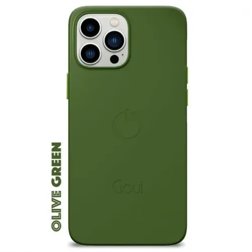 Goui Magnetic iPhone Cover For 12 &12 Pro -Olive Green