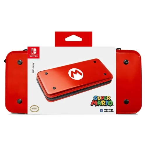 HORI Alumi Case for Nintendo Switch - Mario Edition - Red